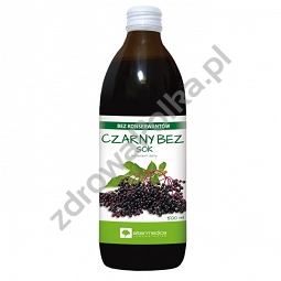 Sok z czarnego bzu 500ml bez konserwantów