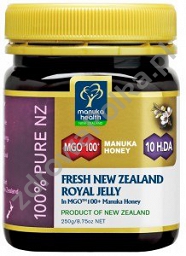 Świeże, nowozelandzkie mleczko pszczele Royal Jelly w Miodzie Manuka MGO™ 100+